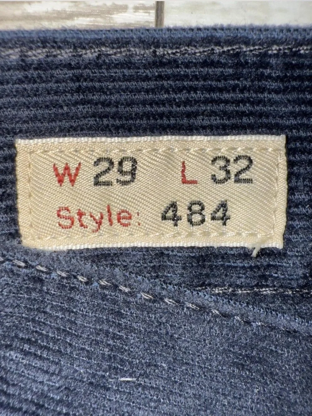 J.Crew 484 Slim-Fit Pant in Corduroy Navy